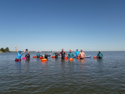 Open water Borstcrawlcursus VERVOLG op Woensdagavond 18 juni tot en met 23 juli (reserve 30 juli in geval van onweer een keer ) van 18.30 - 19.15u - Strand IJburg