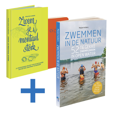 ANWB Boek de Mooiste Zwemplekken en Zwem je Mentaal Sterk kado!
